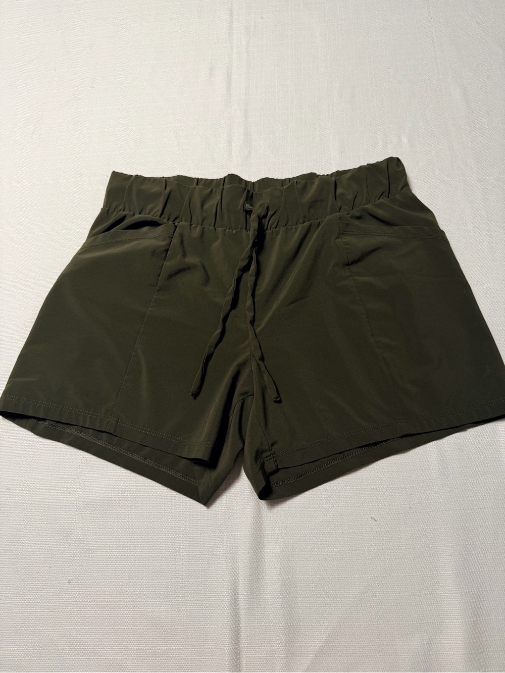 all in motion Olive Green Drawstring Athletic Shorts - Picture 2 of 6